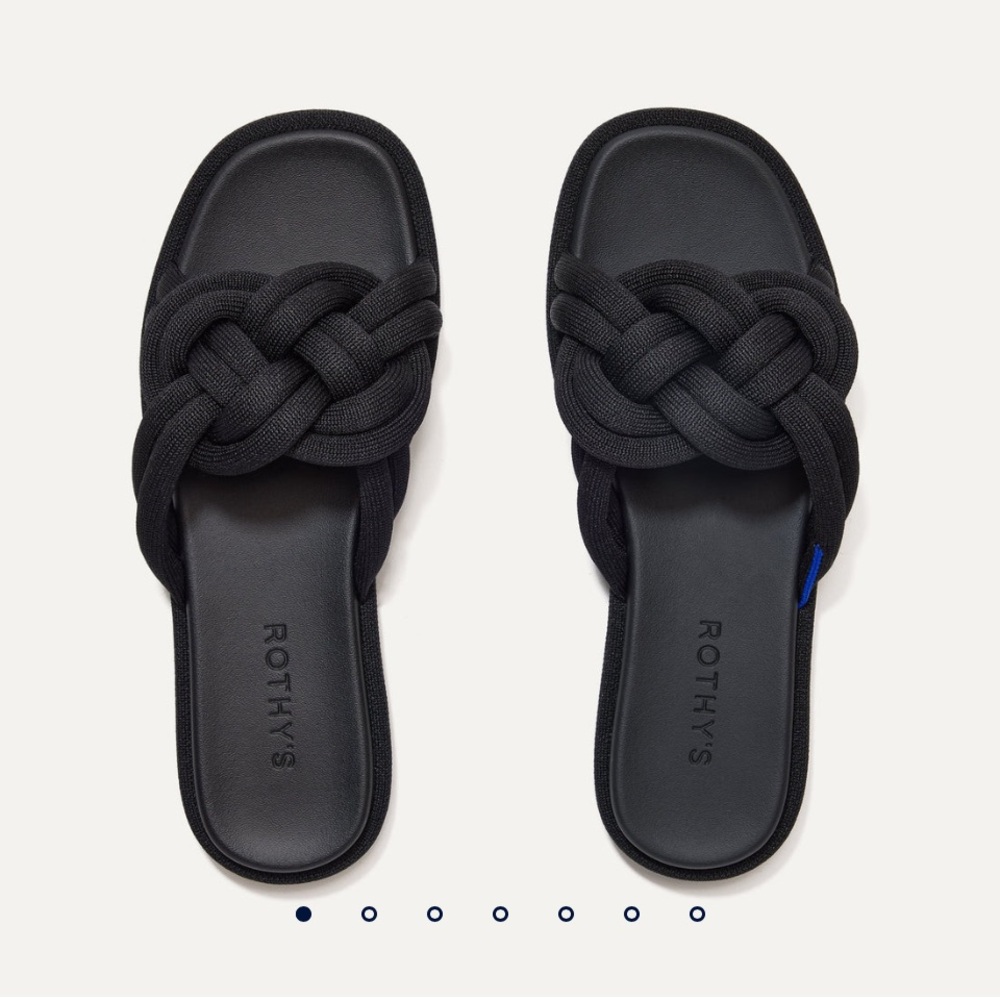 Rothy’s The Summer Sandal in black